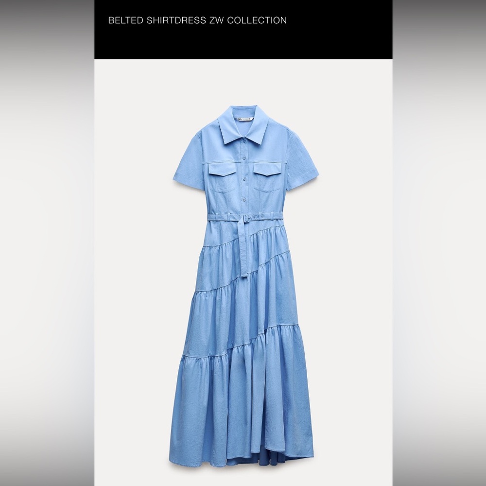 Belted Shirt Dress